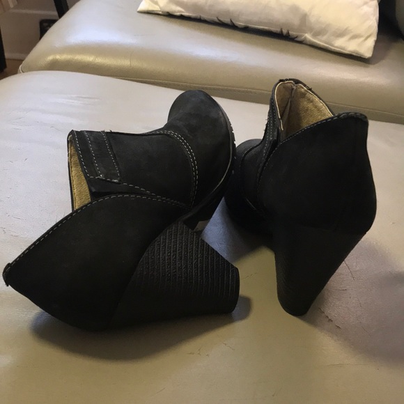 ROY black suede booties - Picture 2 of 6